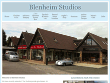 Tablet Screenshot of blenheimstudio.co.uk